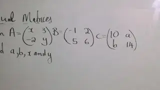 Equal MATRICES