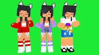 SAD CAT DISCO PARTY DANCE MEME AVA ARRON & APHMAU 63 MINECRAFT ANIMATION #shorts