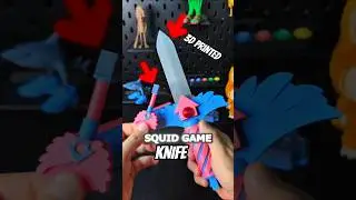 3D printed Upgraded Squid Game Knife #3dprinting #howto