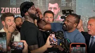 LEAKED: Derek Chisora's SLAPS Deontay Wilder During Their FIRST Face Off Which Media HIDE FROM YOU!