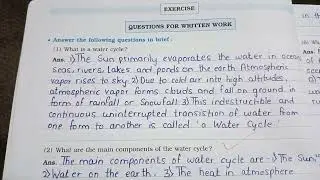 Water cycle lesson 1 #water security #9th #answer