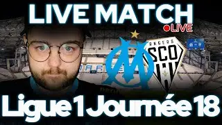 💙OM - SCO ANGERS[ LIVE🔴] VICTOIRE OBLIGATOIRE 😡🤍#SCOOM #OM #OMLive #Football #Ligue1 #Marseille