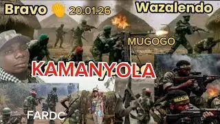 🔥20.01.26 KAMANYOLA EN FLAMMES —M23 ANÉANTIS, FUITE CHAOTIQUE SOUS LES COUPS DES WAZA/FARDC À MUGOGO