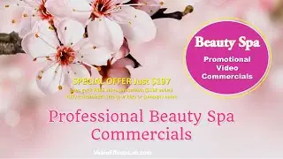 Professional Day Spa Beauty Salon Video Commercial ID HB19 Video Effects Lab