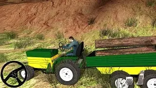 Real Tractor Trolley Driver - Offroad Cargo Driving Simulator - Android Gameplay
