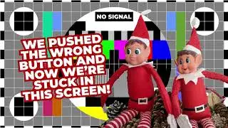Best Elf on the Shelf (x2 glitch) stuck in TV / Phone / screen (30 mins). At 25 min elves disappear.