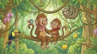 Naughty Monkey Nursery Rhyme