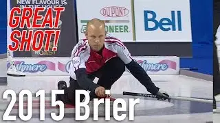 Pat Simmons - Draw to the Button to Win 2015 Tim Hortons Brier