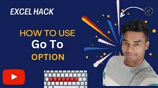 How to Use Go To Option | Excel|