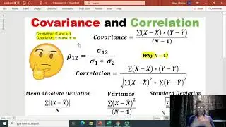 Covariance and Correlation complete illustration