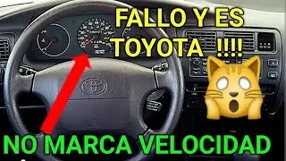 NO MARCA LA VELOCIDAD TOYOTA COROLLA