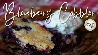 Family Style Blueberry Cobbler - Made in Minutes!