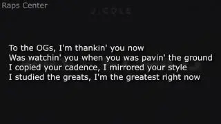J. Cole - MIDDLE CHILD [LYRICS]