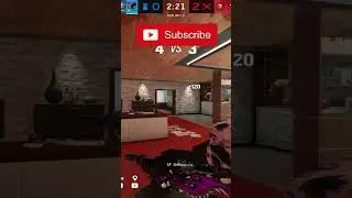 Imagine losing this with Glas in ruins!  #rainbowsixsiege #aimbot #shorts