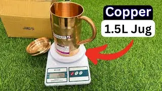 Vadik 1.5L Copper Water Jug Unboxing & Review | Pure Copper Drinking Jug for Home & Health Benefits