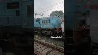 ⚡ WDS - 6 ⚡ 💥NAVJEEVAN SF EXPRESS💥 racks for shunting #indianrailways#locopilot#railfan#sriaravind47