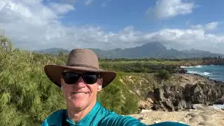 Roamer Walks near Keoniloa Bay, Kauai , Hawaii
