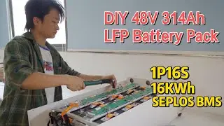 EU STOCK MASON-280L-N 16KWh LFP Battery 51.2V 314Ah Solar Energy Storage System on Sale