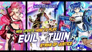 MASTER DUEL - HOW TO PLAY! EVIL★TWIN DECK WITH NEW BEST SUPPORT - BIG UPDATE 4th ANNIVERSARY