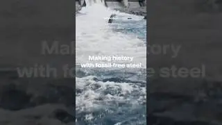 Создаём историю с помощью стали, не использующей ископаемое топливо #устойчивоеразвитие #окружающ...
