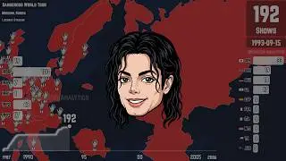Every Michael Jackson (Solo) Performance, Mapped (1987-2006)