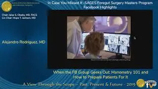 When the FB Group Geeks Out: Manometry 101 and How to Prepare Patients For It