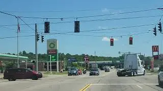 Driving Around Chillicothe City in Ohio