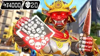 WRAITH DROPS 20 KILLS & 4000 DAMAGE IN NEW SEASON 17 (Apex Legends Gameplay Season 17)
