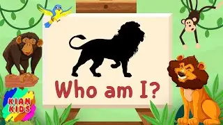 ANIMALS QUIZ FOR KIDS | Who am I? Let's Play Guessing Animal Names | Animal Quiz Challenge