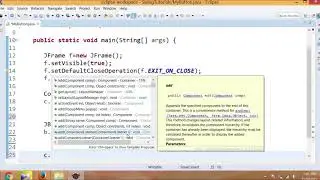Java Swing(urdu/hindi)-14-  JButton-03-  Set Cursor On JButton