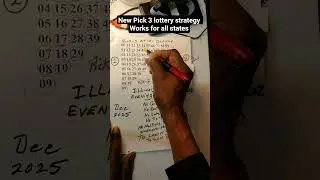 Новая стратегия лотереи Pick 3 работает во всех штатах 🤑 #pick3 #cash3 #daily3 #money #lottery #p...
