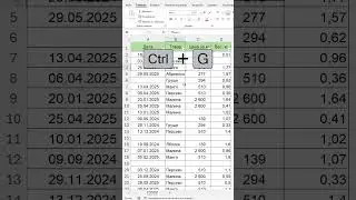 Как удалить пустые строки в #excel  за пару кликов