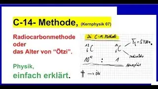 C-14- Methode, Radiocarbonmethode (das Alter von &Ouml;tzi), Kernphysik 07