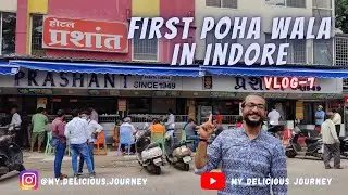 Prashant Indori Poha | Best Poha in Indore | Indore Street Food | Siddhant Chopra