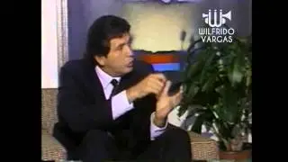 Wilfrido Vargas Con Wilfrido Entrevista al Ex Presidente de peru Alan Garcia Tv 80s