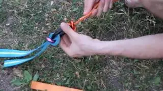 Multiple Slackline setup using a ring