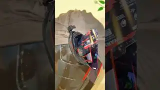 SBH-57 Fighter Helmet With Moto Vlog Setup #steelbird #actionpro #insta360 #viral #youtubeshorts