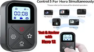 Smart Wireless Remote Control for GoPro - Camera Controller for GoPro Hero 12 /11/10/9/8