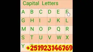 Both Capital and Small English letters 