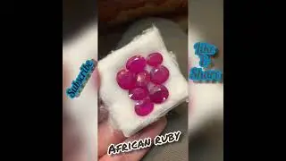 African ruby stone|Harvey lines|Natural African ruby|Subscribe for more videos#share #ruby #rings