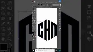 CHN Monogram Logo Design In Illustrator