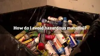 Recycling 101 - Household Hazardous Waste