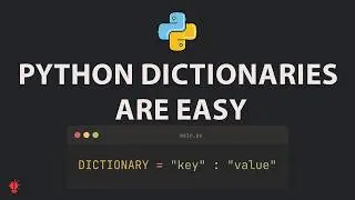 Python Dictionary are Easy | For Beginners