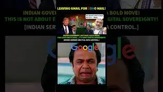 Goodbye Gmail! Indian Government Moves to Zoho Mail 🇮🇳