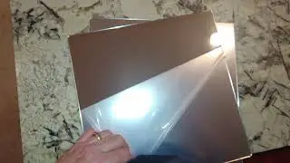 Unboxing Gym Mirrors, 12 x 12 Acrylic Mirrors from Amazon 2