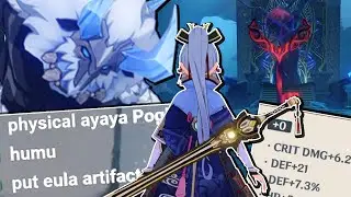 Kamisato Ayaka But Physical DPS Build...