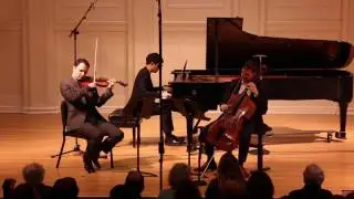 Brahms B Major Piano Trio 2/4: Andrei Ionita (cello), Yekwon Sunwoo (piano), David Lisker (violin)
