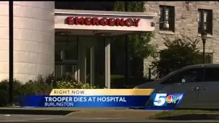 State Trooper dies at hospital after collapse