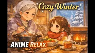 A Cozy Winter Evening | Grandma & Child Sharing a Warm Meal | Relaxing Anime #CozyAnime