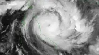 Cyclone Trevor crosses the QLD coast